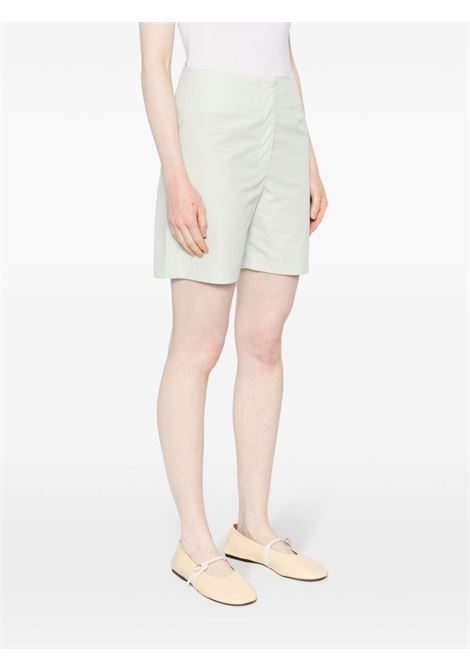 White Hada striped shorts - women LOULOU DE SAISON | GARIBPWDRGRN